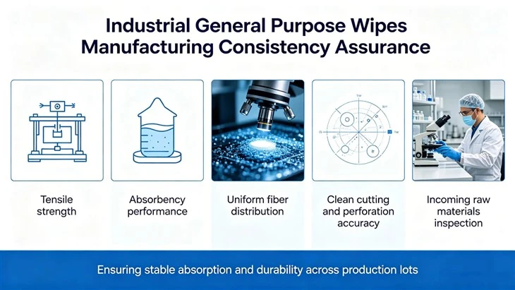 Industrial Oil Absorbent Wipes | Wood Pulp Polyester Cleaning Wipers suppliers