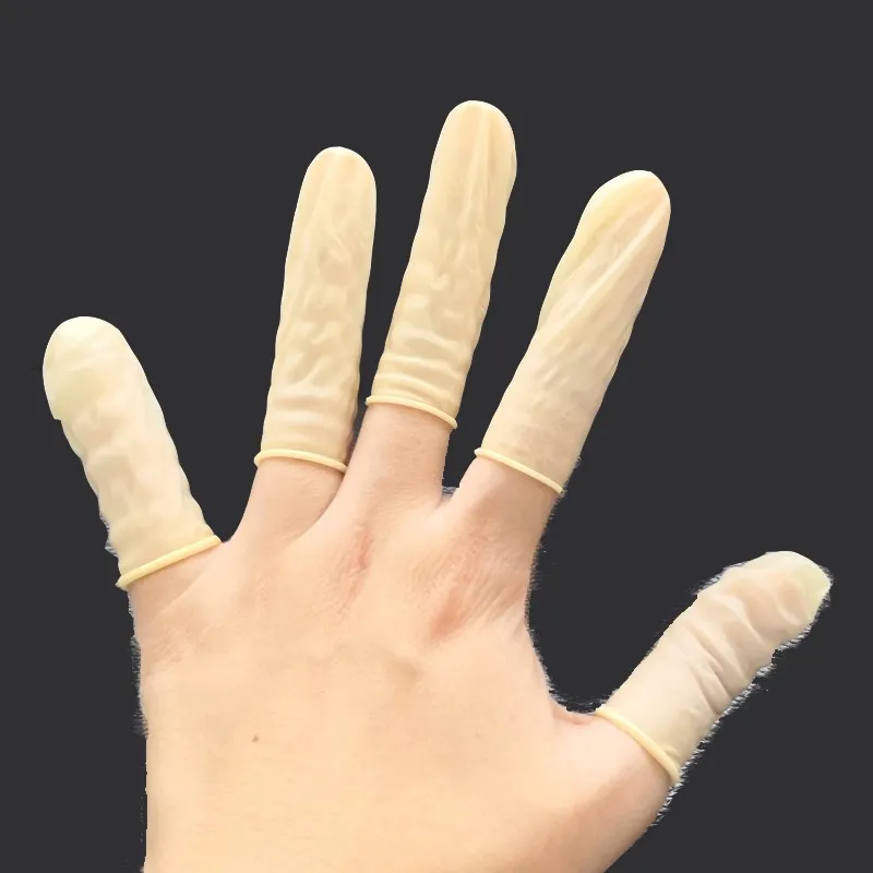 Industrial Powder-Free Latex Finger Cots