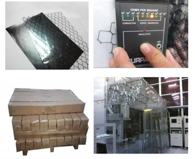 Antistatic PVC curtains differ from regular PVC curtains