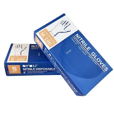Blue Nitirle Gloves Blue Nitirle Gloves