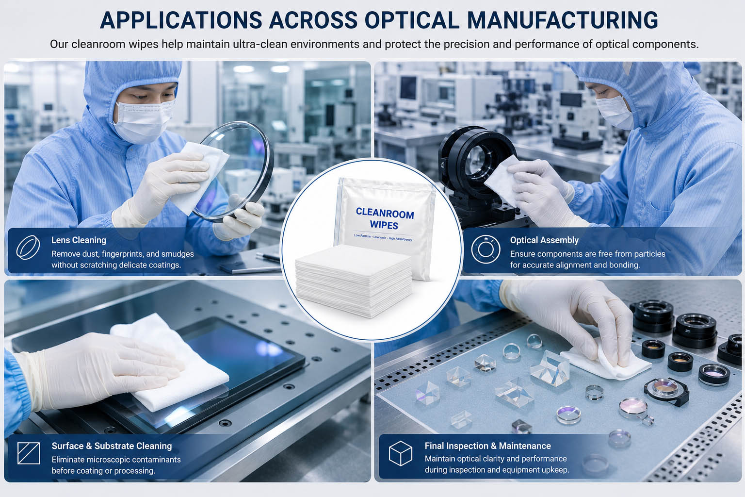 Applications Across Optical Manufacturing Applications Across Optical Manufacturing
