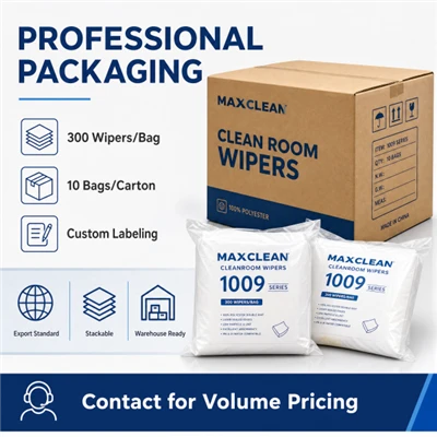 Low Lint Polyester Cleanroom Wipes